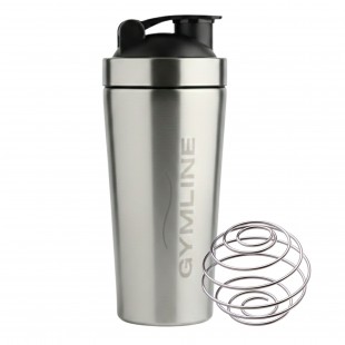 Shaker metalowy 700 ml GYMLINE