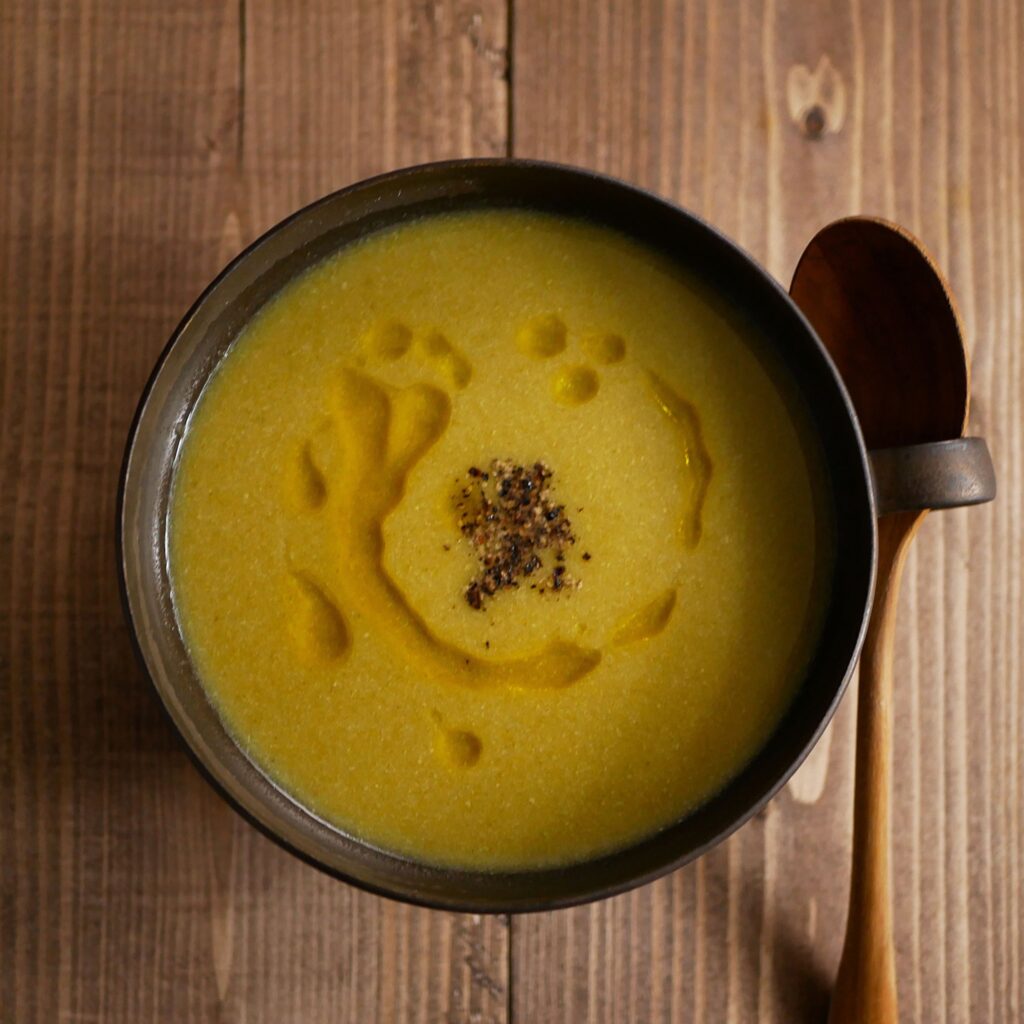 Zupa krem z olejem z pestek dyni